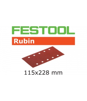 Материал шлифовальный Festool Rubin P 180, компл. из 50 шт. STF-115x228/10-P180-RU/50