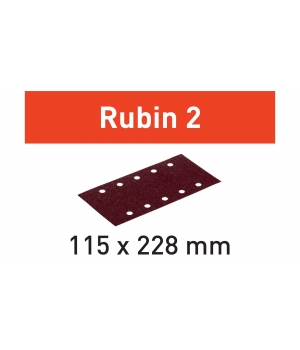 Материал шлифовальный Festool Rubin II P 100, компл. из 50 шт. STF 115X228 P100 RU2/50