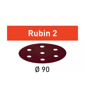 Материал шлифовальный Festool Rubin II P 100, компл. из 50 шт. STF D90/6 P100 RU2/50
