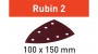 Материал шлифовальный Festool Rubin II P 100, компл. из 10 шт. STF DELTA P 100 RU2/10